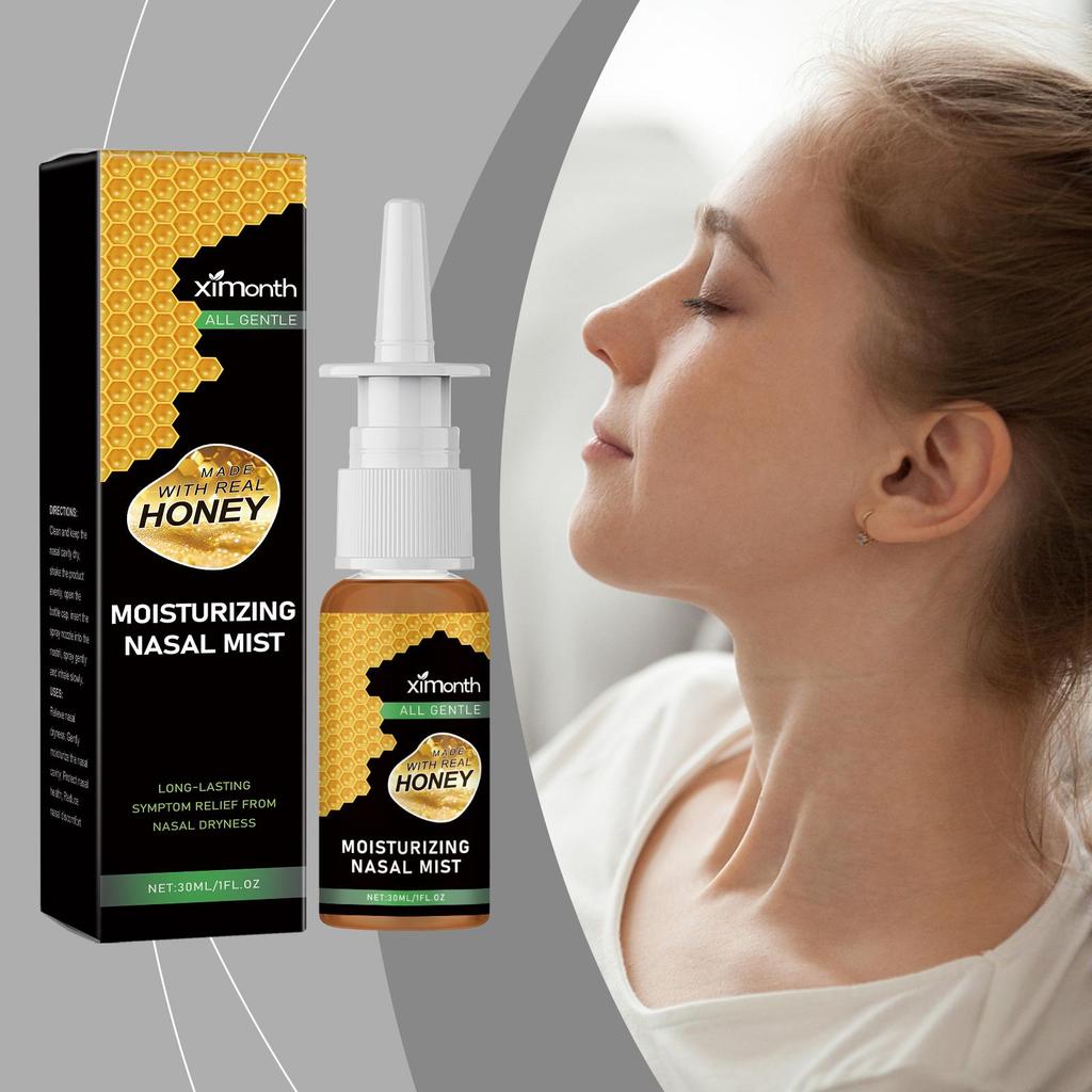 XIMONTH Dryness-Relief Moisturizing Nasal Spray - Gently Relieves Nasal Dryness, Cleans and Comfortably Cares for Moisturized Nasal Passages, 30ml
