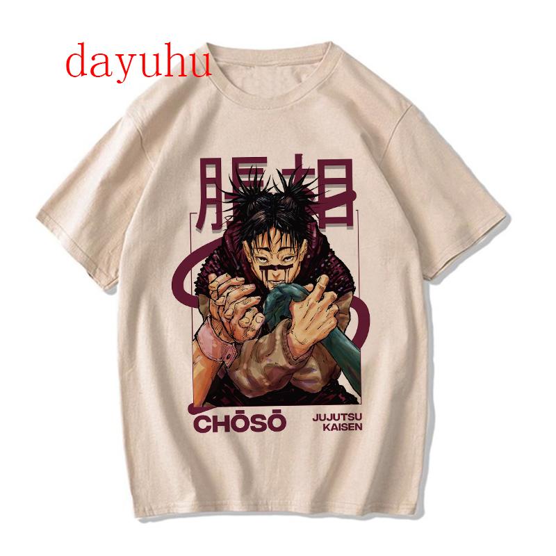 Harajuku Tshirt Unisexga Japanese Anime Jujutsu Kaisen T Shirt Gojo Satoru Tops Yuji Itadori Graphic Tees Cool Unisex Tshirt