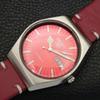 AUTOMATIC VINTAGE SEIKO 5 JAPAN 6309A MENS RED COLOR DIAL WATCH a701370-5 R206a-a701370