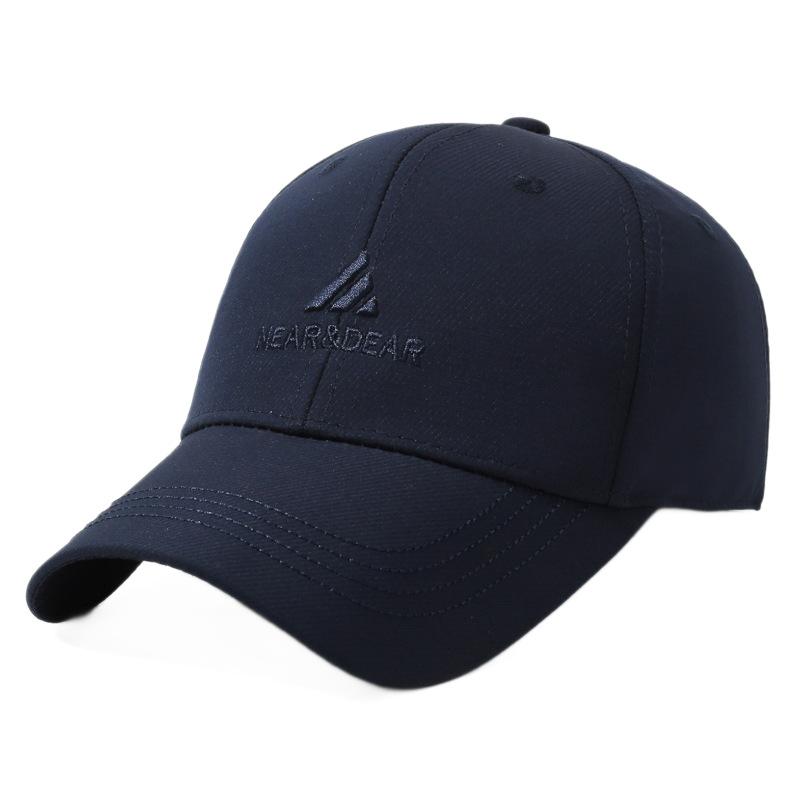 Spring And Autumn Three-Dimensional Embroidery Cap Men'S Outdoor Sunshade Sunscreen Baseball Cap Simple And Versatile Sports Men'S Hat