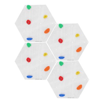 Climbing Wall Cube 4 White - Coloured Grips