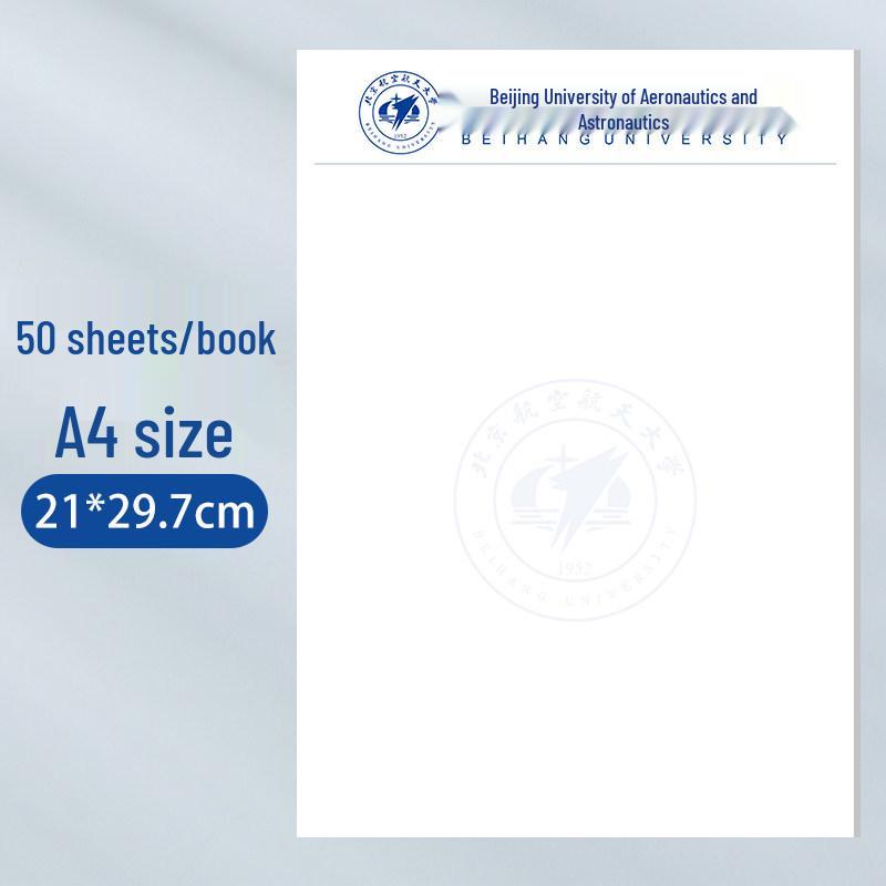 A4 Thickened Eye Protection Draft Paper - No Ink Bleed, Easy to Write, Ideal for University Notes