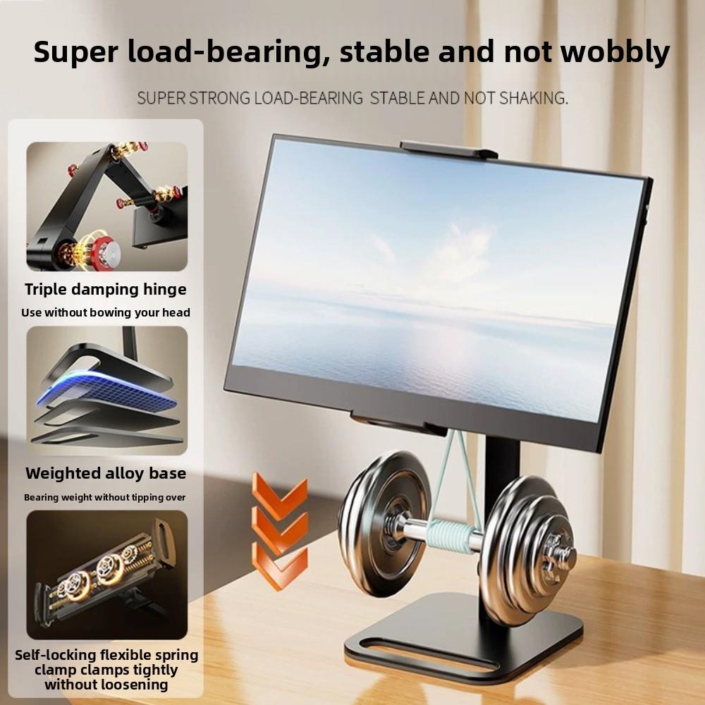 Punch-Free Screen Holder Adjustable Height Monitor Bracket Portable Monitor Holder  Office