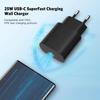 25W PD Fast Charging USB-C Charger - EU/US Plug
