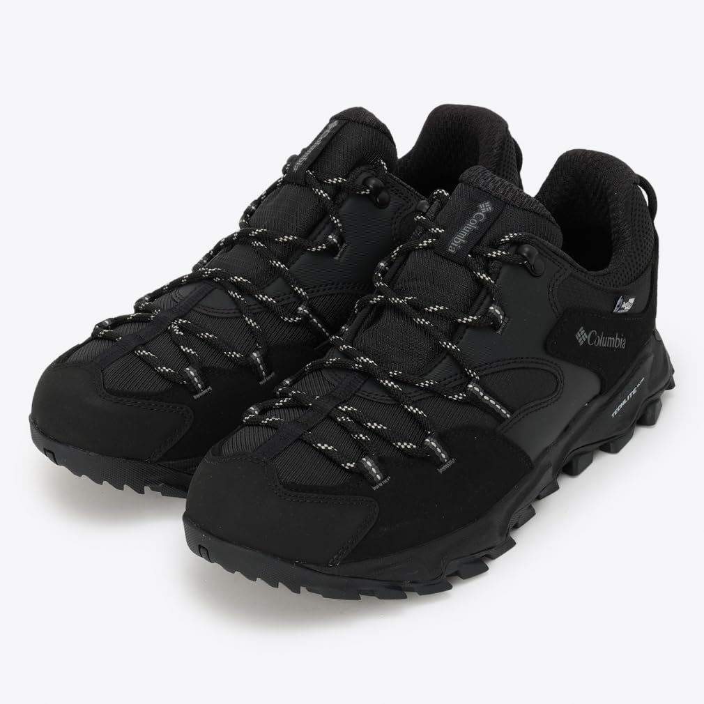 Columbia Saber Six Low Outdry Wide Hiking Size YI0238 Shoes, Men's, 25.0cm, Black, Dove,