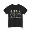 Lgbt Skeleton Pride Tee Shirt, Unisex Cotton T-Shirt, Rainbow Skeleton LGBTQ