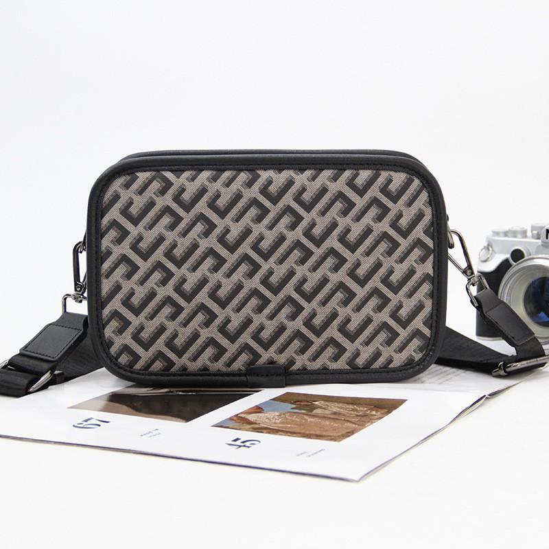 Men s Shoulder Bag Small Square Korean Style Casual Fashionable Cross-body Mobile Phone