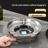 GOWKE Outdoor Windproof Alcohol Stove Hot Pot Set