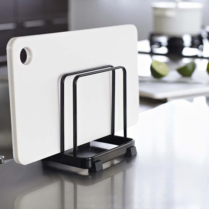 Cutting Board Organizer Layered Cutting Board Rack Vertical Sorting And Storage Drainage Tray Cutting Board Rack