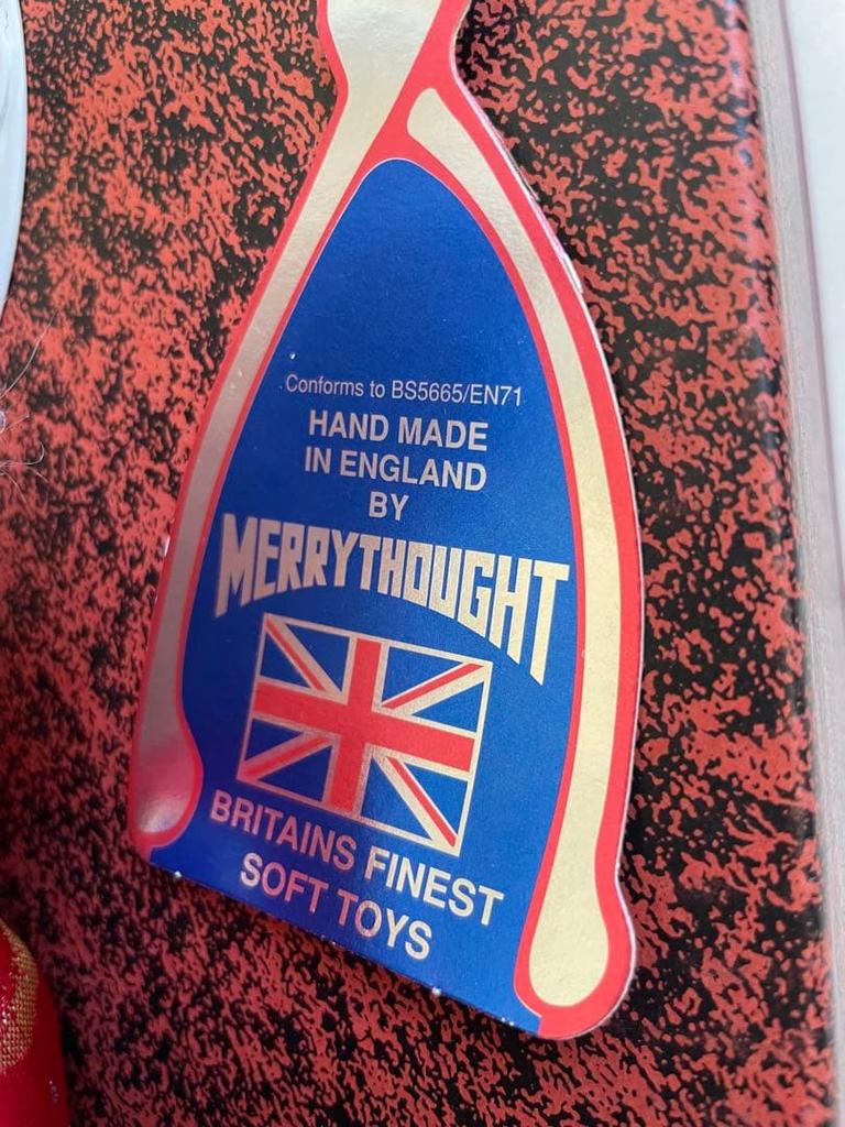 [USED] Merry thought Teddy Bear Pink Champagne