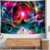 Tapestry Galaxy Universe Starry Sky Wall Hanging Tapestry Milky Outer Space Abstract Psychedelic Nebula Headboard for Bedroom