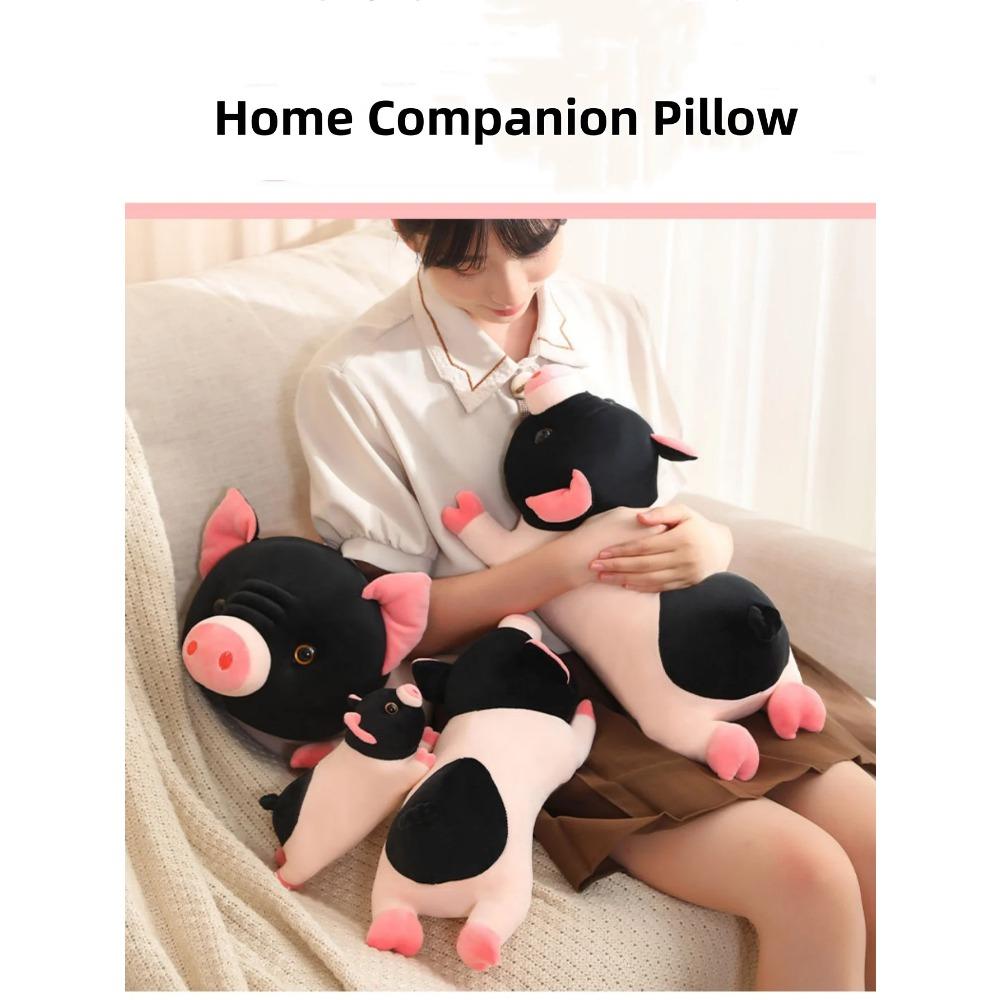 Cute Piglet Doll Pet Piggy Pillow Doo Pig Plush Toy Sleeping Doll Men and Women Birthday Gift Home Companion Decoration