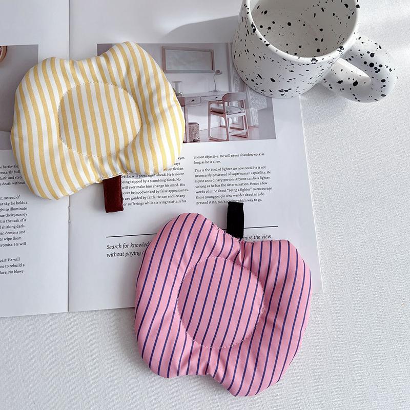 14.5*12cm Fruit Shaped Design Ins Fabric Coaster Wave Point Cotton Creative Coffee Cup Pad Heat Resistant 13 Colors