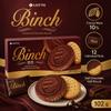 Lotte Binch Compound Chocolate Biscuits 102g | Crispy Biscuit Texture, Rich Chocolate Flavor, Convenient Snack