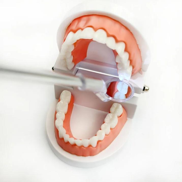 1pc Reusable Oral Health Care Bright Durable Dental Mouth Mirror with LED Light Oral Hygiene Care Tool