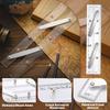 Parallel Ruler Marine Navigation Tool with Clear Scales Parallel Ruler with Brushed Aluminum Arms Nautical Charts Navigation Tools for Boat Ship