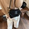 Niche Design Woven Bag Women 2025 New Korean Version Fashion Retro Splicing Ins Internet Celebrity Shoulder Small Square Bag