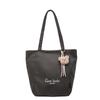 Tote Bag Women's Large Capacity Shoulder Bag Letter Embroidery Underarm Bag