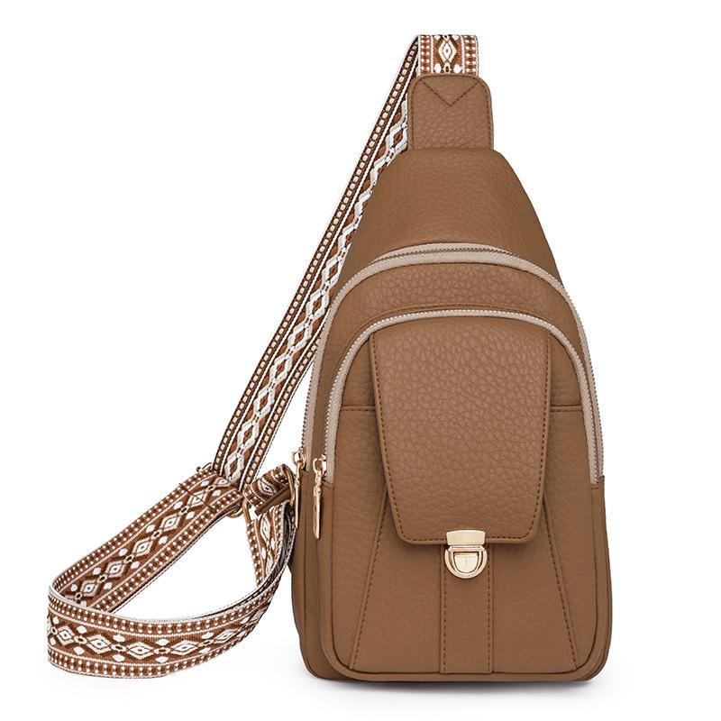 Сумка-слинг для женщин модные поясные сумки нагрудные сумки для работы и шопинга сумки через плечо из веганской кожи для женщин сумка-рюкзак с регулируемым ремнем хаки 1898₽