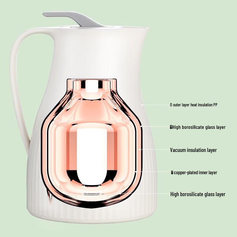 TOMIC Glass Lined Vacuum Flask