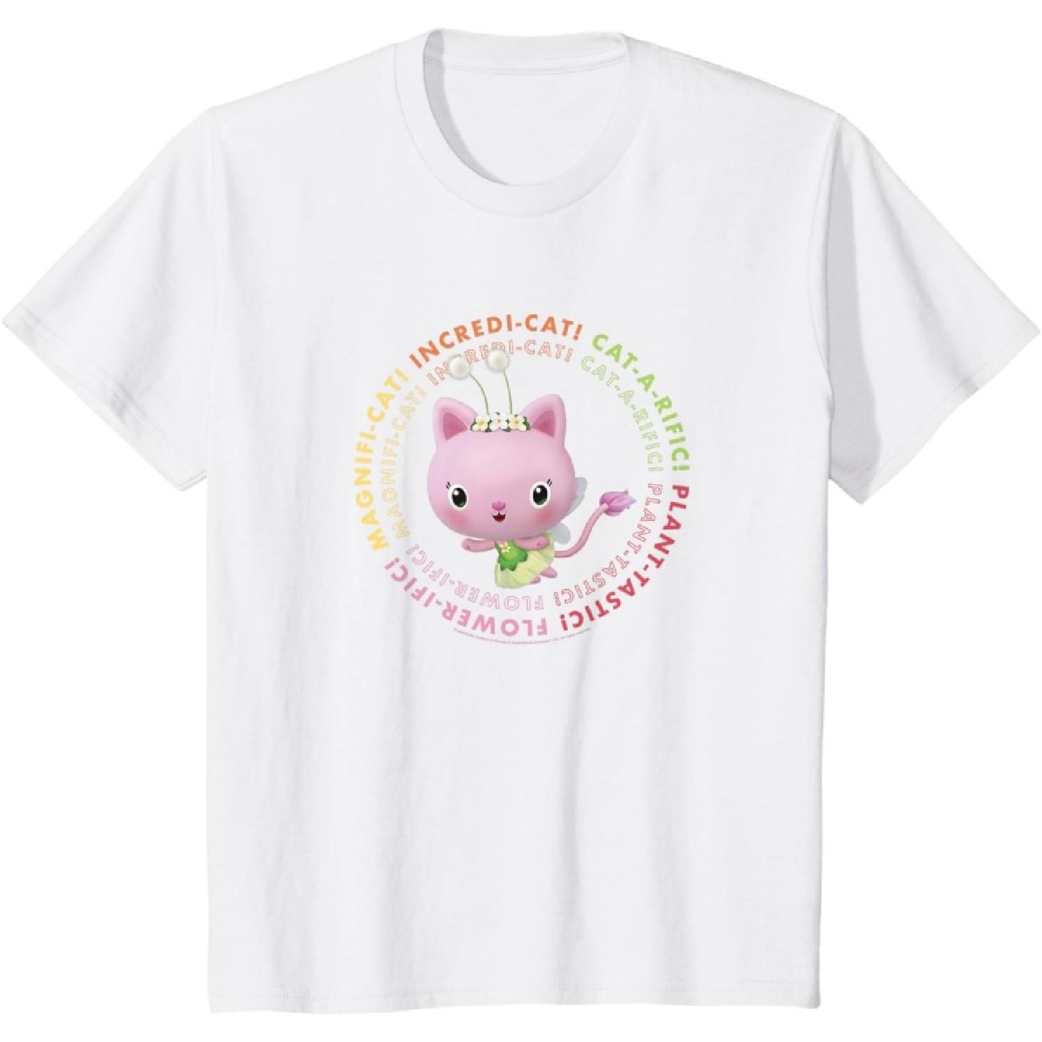 Kids Gabby s Dollhouse Kitty Fairy Sayings T-Shirt S