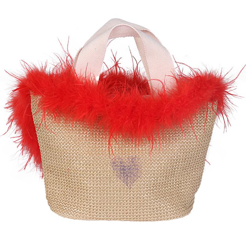 2 Yards Straußenhaar Oberstreifen Farbige Federstreifen Performance Tanzkleidung DIY Dekorative Materialien Bekleidungszubehör