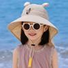 Anti-UV Sun Hat with Neck Protection Shawl Safari Cap New Bucket Hat  Kids