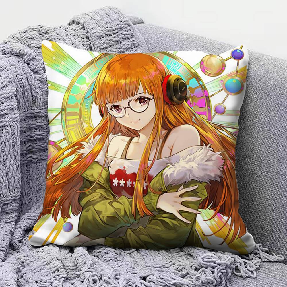 Persona P Futaba Sakura Joker Pillow Covers Home Sofa Cushion Covers and Aecorative Custom