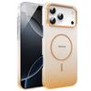iPhone 17 ProMax/16 Pro/15 Gradient Gold Glitter Magnetic Rainbow Protective Case