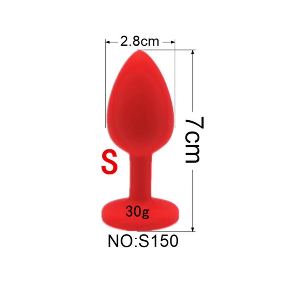 Silicone Detachable Tail Excluding Diamond Screw Anal Plug Accessory