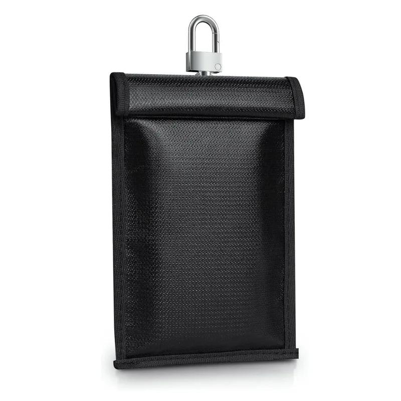 Brannhemmende Faraday-pose Skjerm RFID Mobiltelefonsignalblokkering Anti-sporing GPS-lokasjon EMF-beskyttelse Info Sikkerhetsdeksel