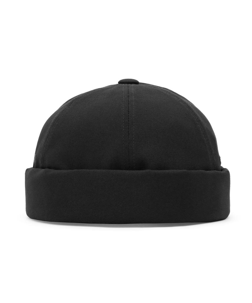 Eondeokeonteulol Cotton Brimless Cap Mold Cap / Twill Cotton / Black