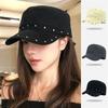 Spice Girls Rivet Peaked Cap Cotton Equestrian Hat Retro Beret  Outdoor