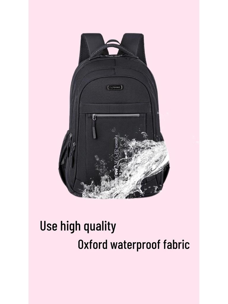 Large Capacity Trendy Backpack for College, Junior High, and Elementary Students - Unisex Casual Travel Bag