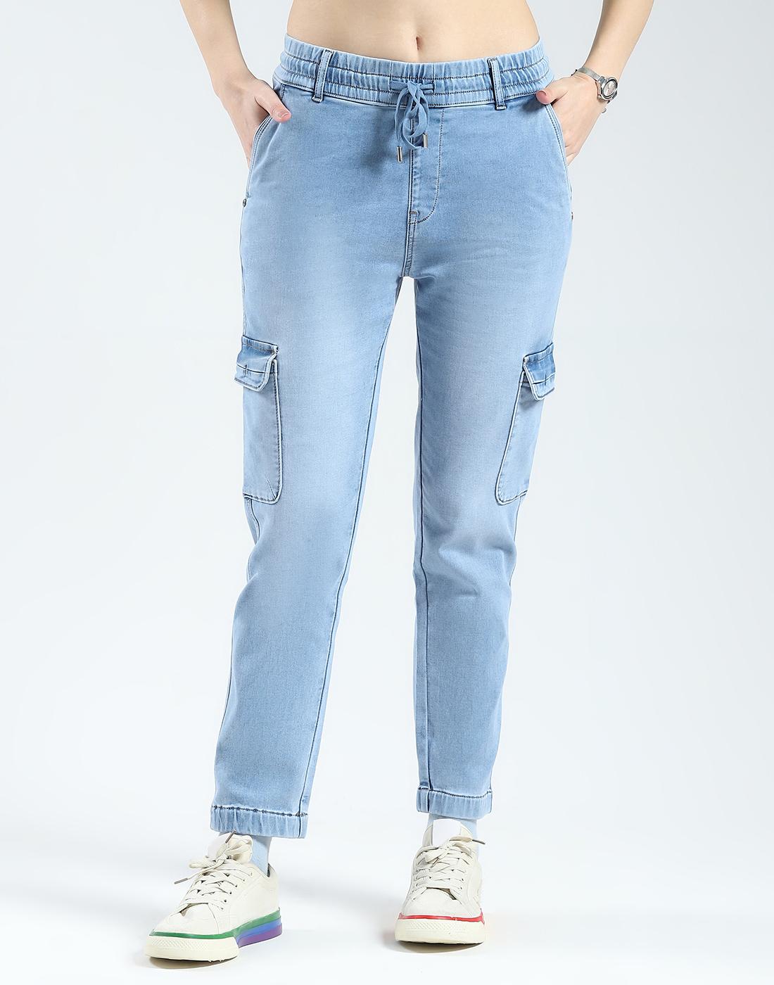 

Monte Carlo Womens Solid Slim Fit Cargo Blue 28 36 синий