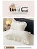 Lace Princess Floor-Length Bed Sheet with Ruffled Hem