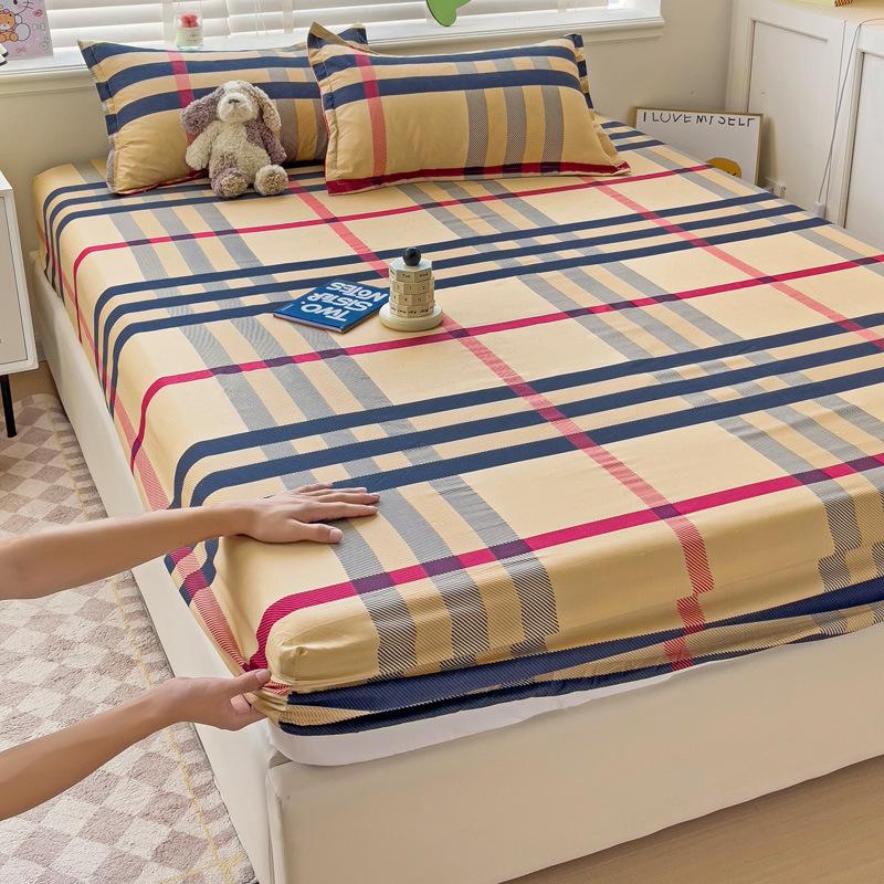Foreign trade single product ins wind mattress three-piece set simple bedspread single piece Simmons mattress protective cover non-slip fixed
