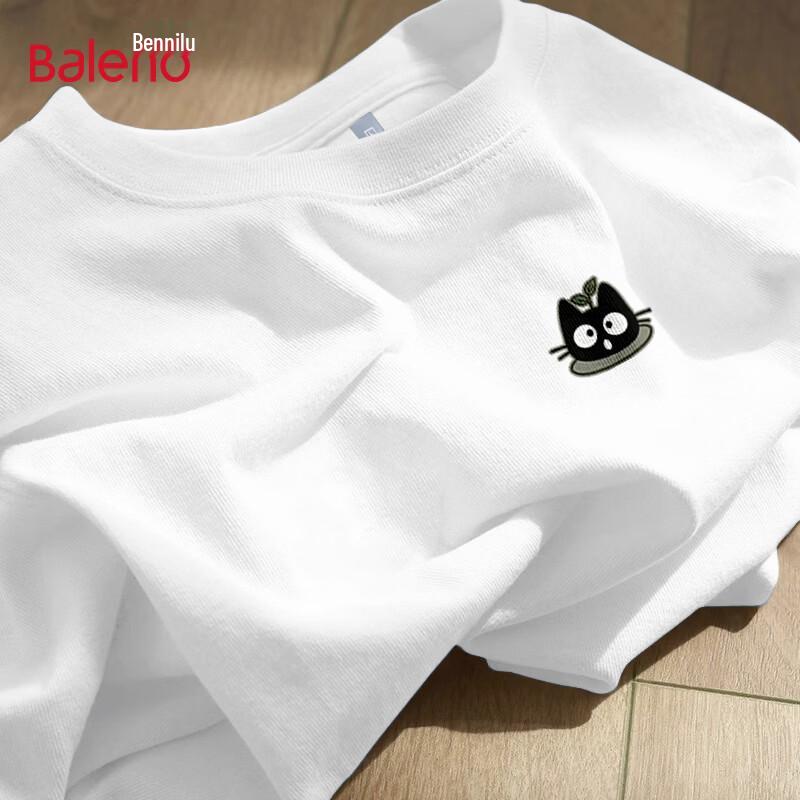 

Baleno Sprouting Black Cat Graphic Cotton T-Shirt L