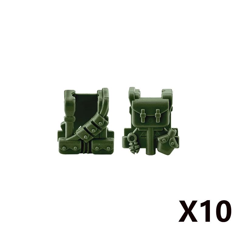 Military Weapons Accessories Building Blocks Russian Special Forces AK Rifles Tactical Bulletproof Vests Equipments Bricks Toys