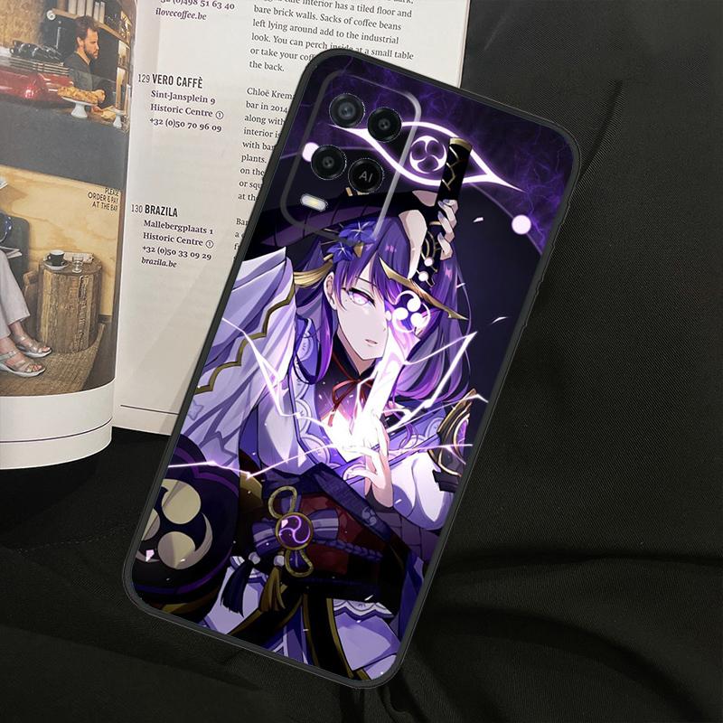 Genshin Impact Raiden Shogun For Oppo A78 A98 A80 A40 A60 A18 A38 A58 A15 A17 A77 A74 A94 A54 A57S A16 A76 A96 Phone Case