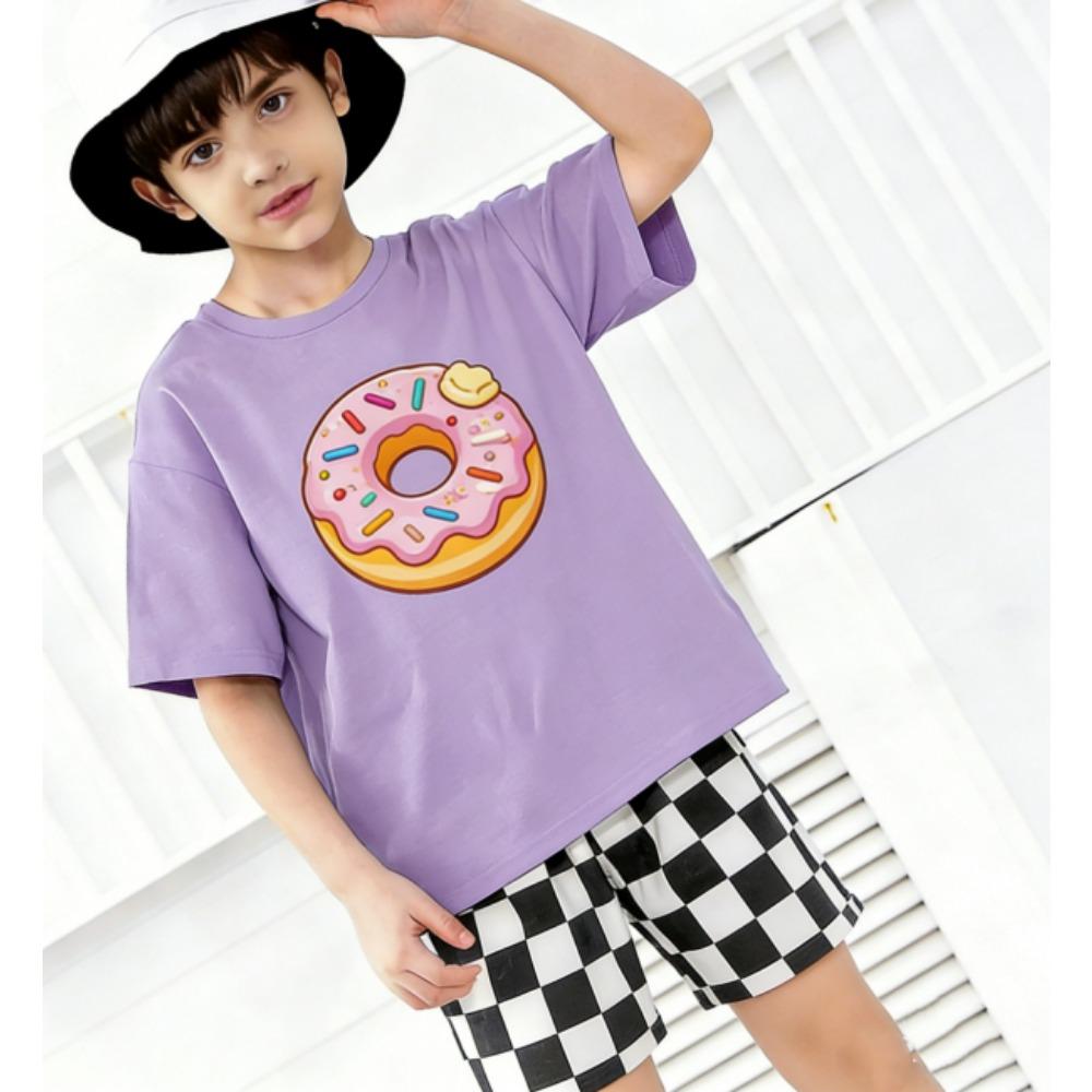 Cartoon 67 Printed Kids T-shirt and Shorts 2 Piece Set Summer Casual Outfit for Boys and Girls Kids Clothing