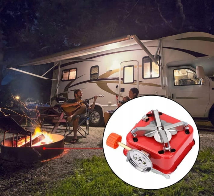 Mini gas stove for camping, camping, foldable stove, GAS