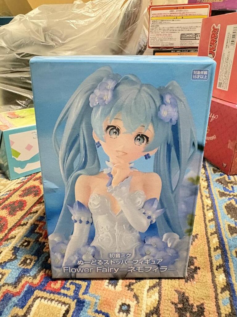 [USED]Furyu Hatsune Miku Noodle Stopper Figure Flower Fairy Nemophila (Unopened)