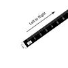 uxcell Measuring Ruler, Adhesive Workbench Ruler, 100cm, Left to Right Reading, Black