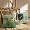 Abstract Simple Life Art Pattern Pillow Case Printed Brushed Fleece Pillow Baby Skin-Touch Eco-Friendly Dye-Sublimat