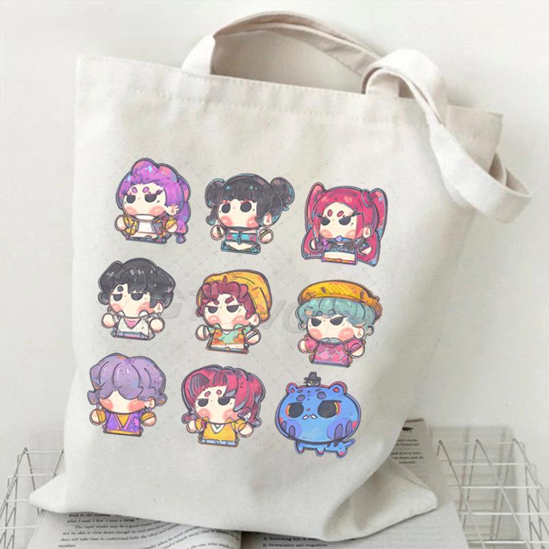Witch Hunters Peripheral Fashion Shoulder Bag Women's Large Capacity Student Canvas Bag Work Commuter Tote Bag