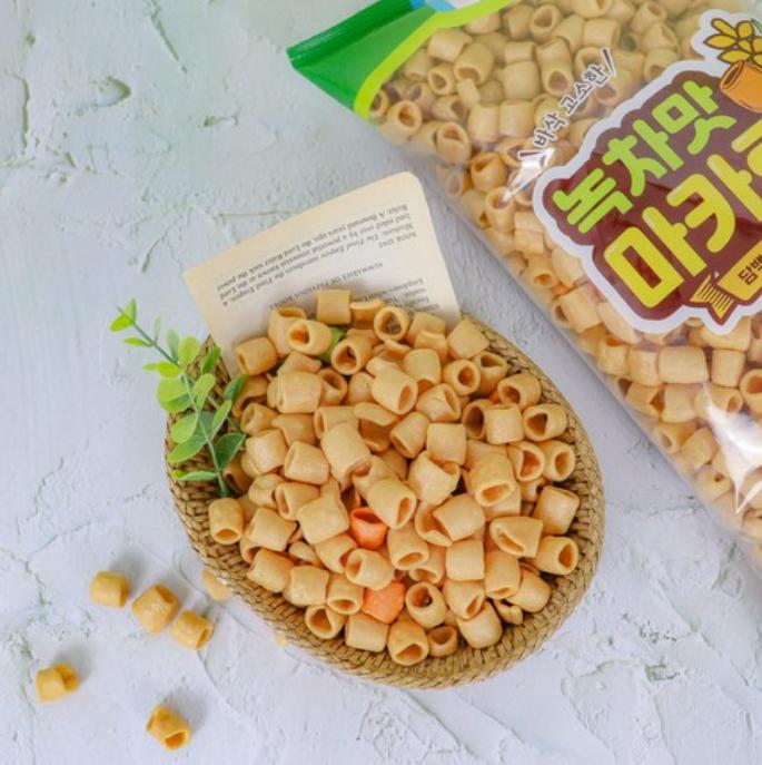 Sweet & Crunchy Green Tea Snack – Korean Retro Favorite