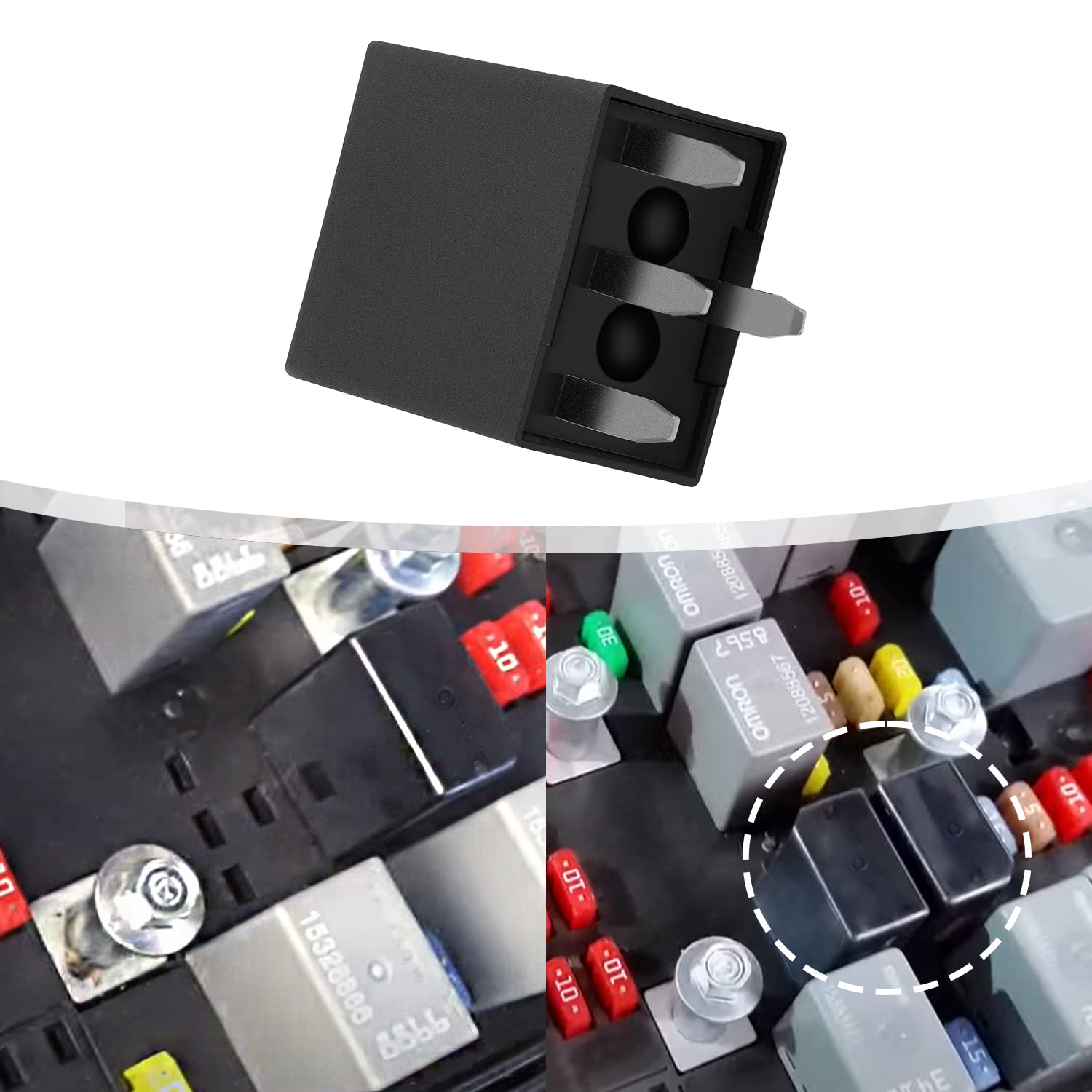 15016745 4-контактное реле фар и кондиционера Подходит для GM Chevrolet Trailblazer Buick GMC Модуль предохранителей Тестируемое многоцелевое реле