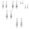 Creative Water Drop Earrings Eardrop With Rhinestones For Women Gift