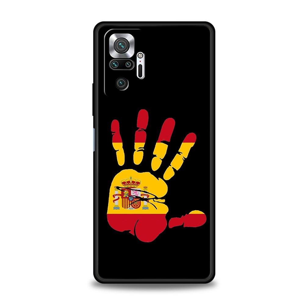 

Phone Case For Xiaomi Redmi Note 14 13 12 Pro Plus 5G 9S 9 10 11 4G 14C 13C 12C 10C 9C 9A Soft Cover Spain flag Redmi Note 14 Pro+ 5G (Global)